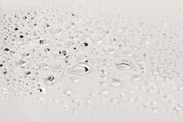 Water drops texture background. Water drops. Gray.Selective focus.