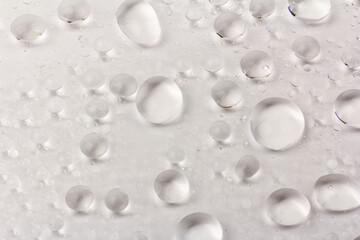 Water drops texture background. Water drops. Gray.Selective focus.