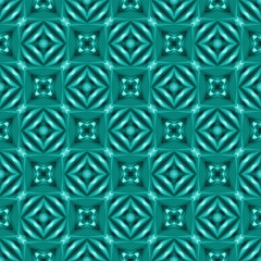 Tidewater Green color trendy abstract background, geometric dynamic pattern, vector modern design texture.