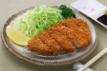 tonkatsu, japanese pork loin cutlet