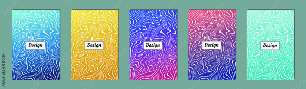 Poster colorful gradient pattern background, abstract geometric shape vector texture. сover graphic design,