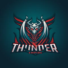 Esports Gaming Logo - Thunder Empire - Full Color
