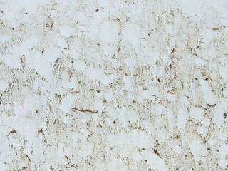 white wall with stain of mud texture