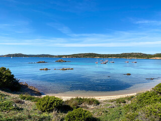 La Madalena Inseln im Mittelmeer vor der Küste Sardiniens, Italien
