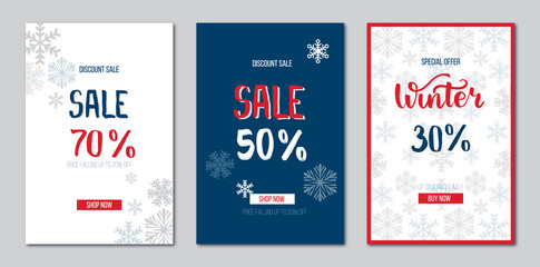 Christmas sale design template