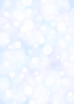 【キラほわ背景画像素材】玉ボケ風背景　きらめく雪原イメージ　縦位置