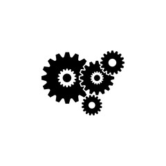 Gear icon flat vector design