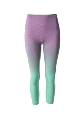 Women's leggins isolated on white. Sports clothing