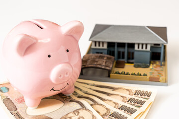 Fototapeta premium 豚の貯金箱