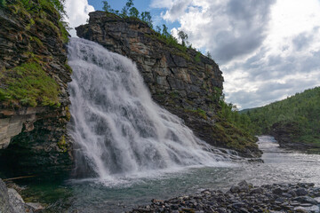Rovijokkfossen, Skibotn, Skibotndalen, Troms, Norway