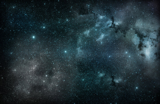 Galaxy in space 3D Illustration