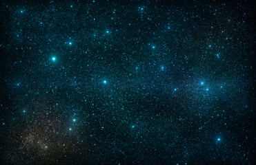 Obraz na płótnie Canvas A Stars field 3D Illustration
