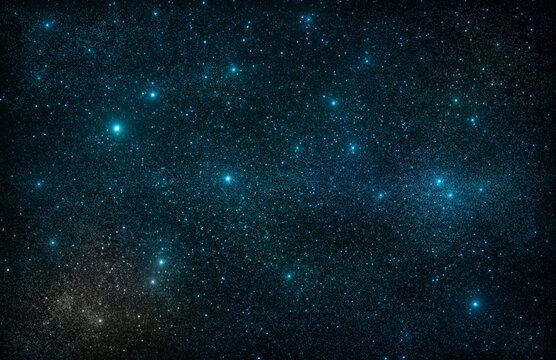 A Stars field 3D Illustration