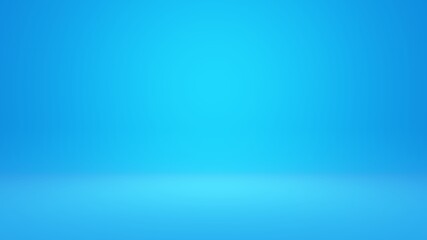 3d rendering of light blue background with space
