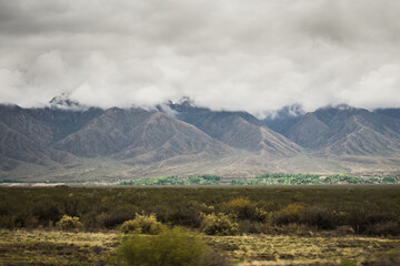 landscape with clouds