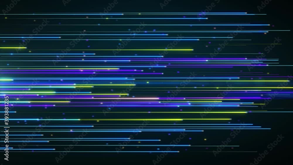 Poster horizontal movement simple dotted straight lines pattern with glitter dust on dark bluish green back