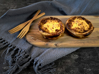 Quiche Lorraine with smoked bacon