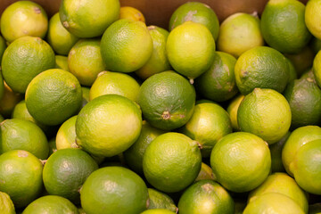 Limes are sold in the store