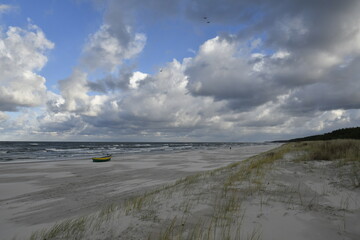A storm on Debki Beach