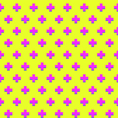 Seamless vector yellow pixel pattern.  Stylish background for fabric, textile, cover, wrapping, wallpaper, web etc. 10 eps design.