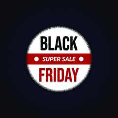 This is design of Black Friday banner or poster, great design for your company or business advertisement.
