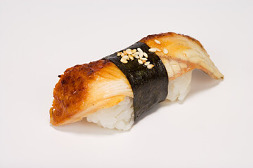 Far east food sushi isolated on white background