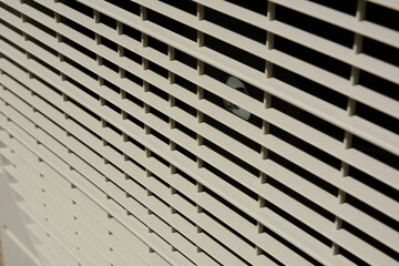 Abstract white air conditioning mask pattern background.