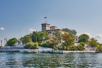 The building of the Sevastopol Naval Hospital, founded in 1783. Russia, Crimea