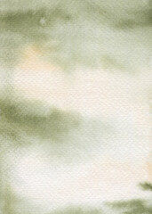 Watercolor olive beige abstract texture. Textured background for wedding invitations, save the date cards, greeting cards, posters, blog background.