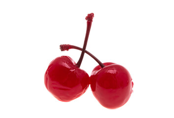 cocktail cherry isolated