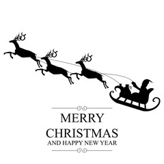 Marry Christmas poster  Banner  card isolated on simple background