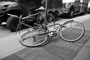 Fototapeta na wymiar Abandoned Bike 