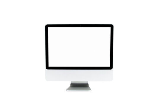  computer, isolated on white background screen clipping path.