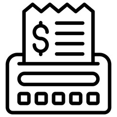 Fototapeta premium Shopping Receipt Vector 