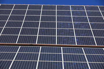 Roof with Solar Panels in Germany