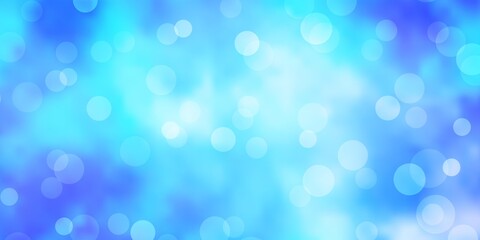 Light Pink, Blue vector background with spots.