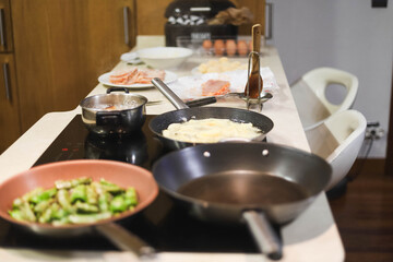 Cooking food at home