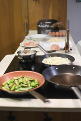 Cooking food at home