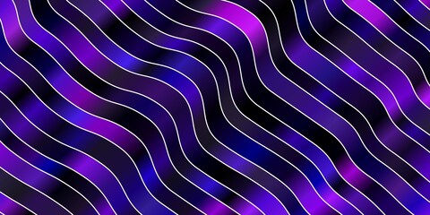 Dark Purple, Pink vector template with lines.