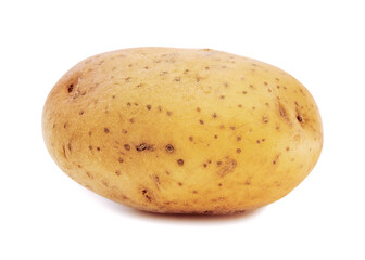 Potato on a white background