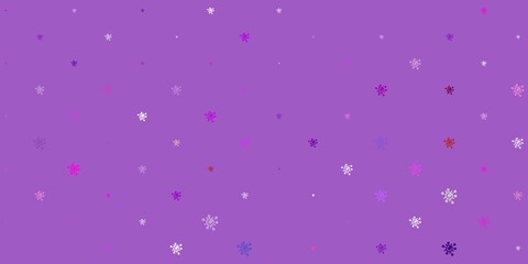 Light Multicolor vector pattern with coronavirus elements.