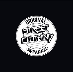 Black and white vector illustration for print tshirt