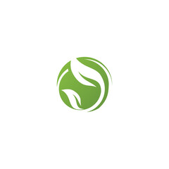 Leaf  ecology Logo Template vector