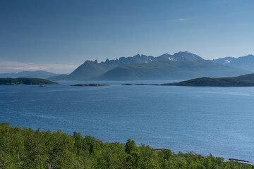 View from Skjervøy, Troms, Norway.