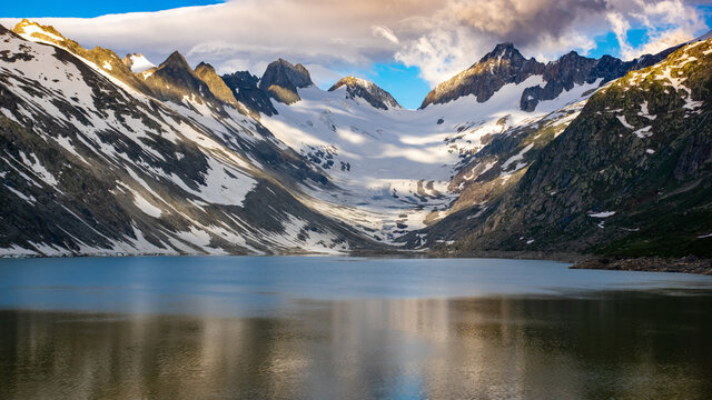 Oberaargletscher in der Schweiz