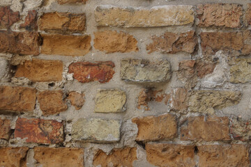 Old curly brickwork