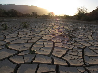 Ausgetrocknetes Flussbett