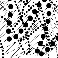 Vector abstract simple pattern for your game or background. Dots, spots and freckles