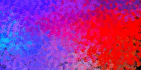 Dark blue vector backdrop with lines, triangles.