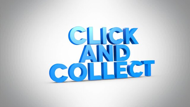 click & collect video bleu